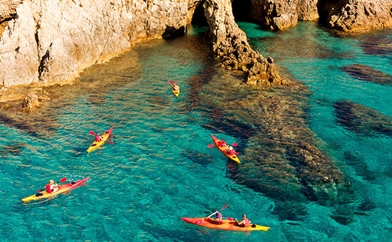 Escursione in Kayak a Chia- Sardegna