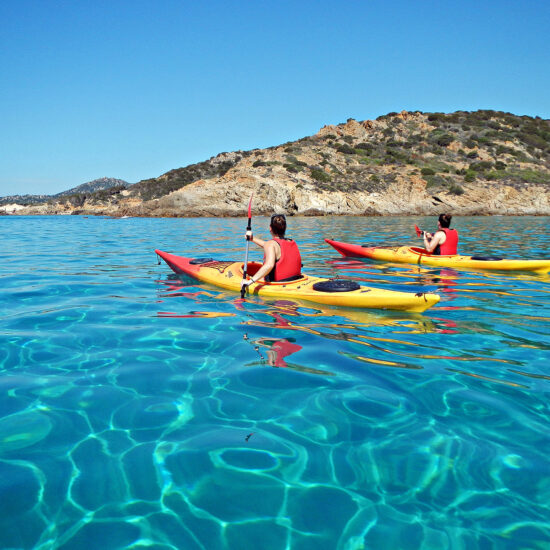 Escursione in Kayak a Chia- Sardegna